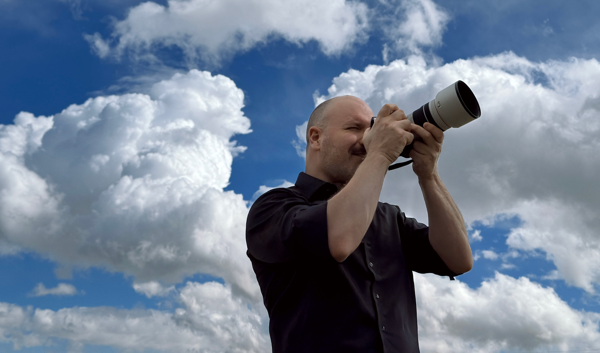 Phil Crozier in his Calgary studio