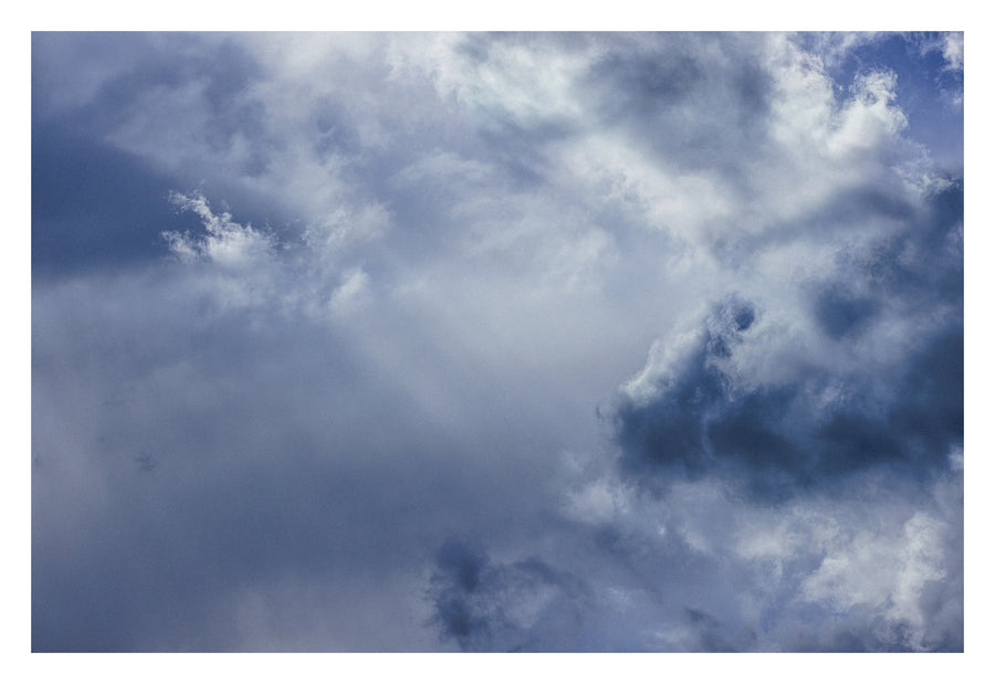 Vast Alberta cloud suspended between above and below. Shown with the white signing border.
